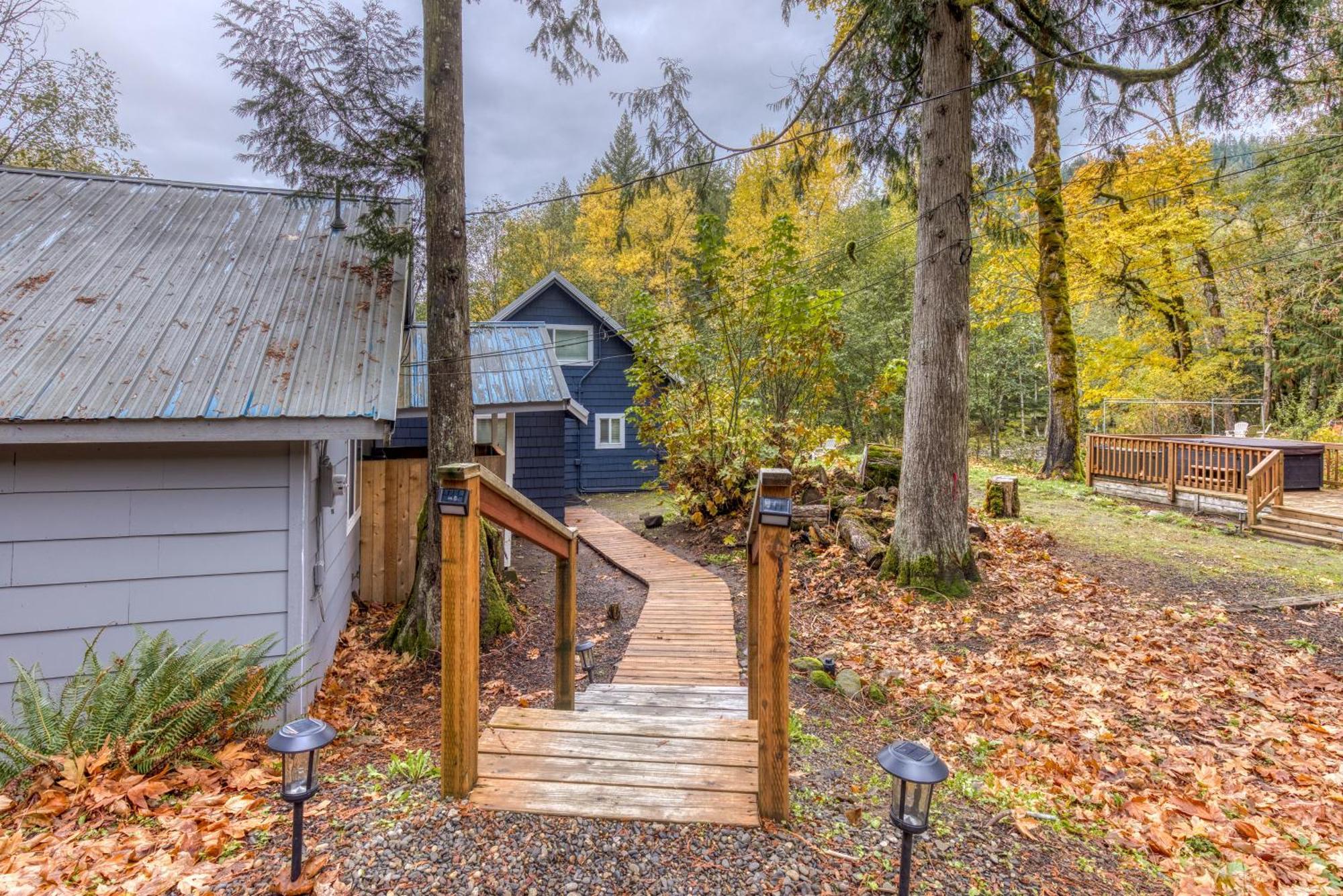 Riverbend Cabin 2 Rhododendron Esterno foto